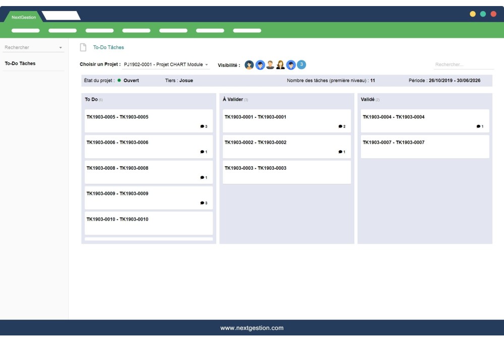 To do Tâches, Gestion de taches et projets collaboratif