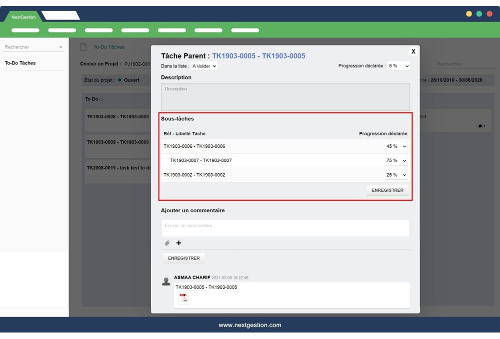 To do Tasks, Task Management and Collaborative Projects