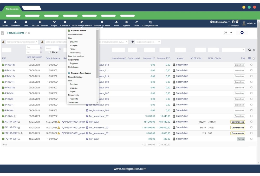 Responsive 3D Menu for Dolibarr