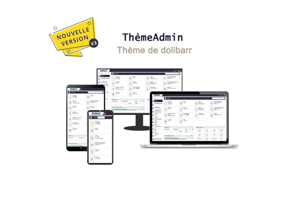 Responsive Admin Theme for Dolibarr