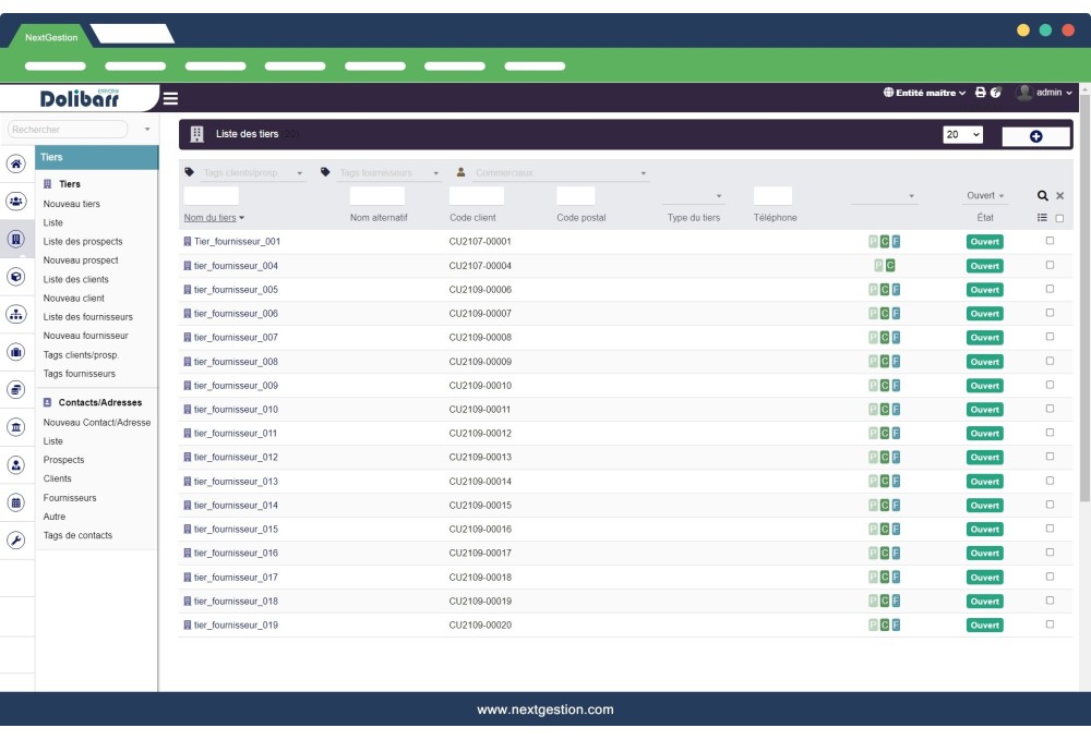 Thème Admin Responsive pour Dolibarr