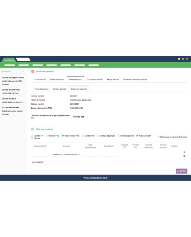 Public Market Management, Invitation to Tender and Purchase Order