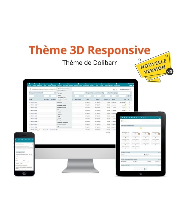 Theme 3D Responsive