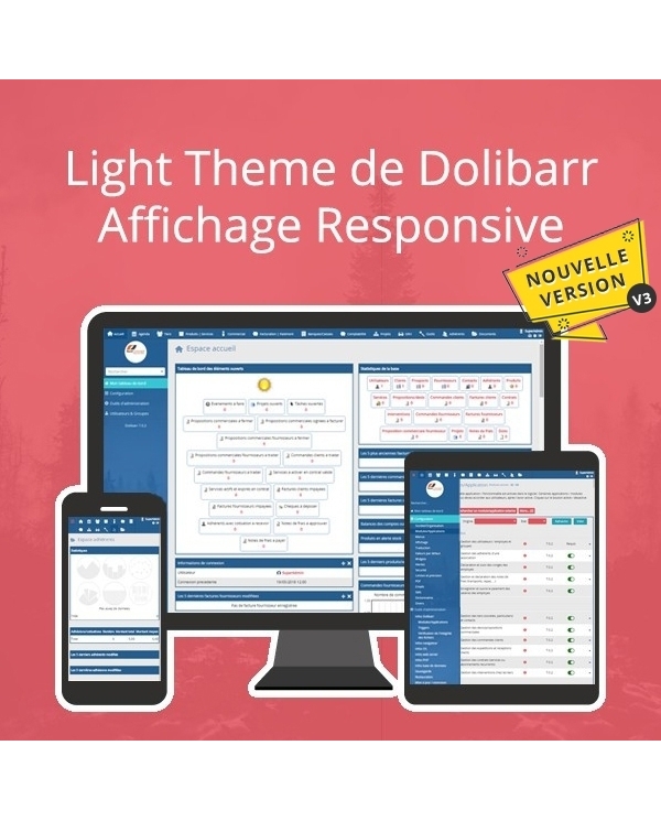 Light Theme de Dolibarr