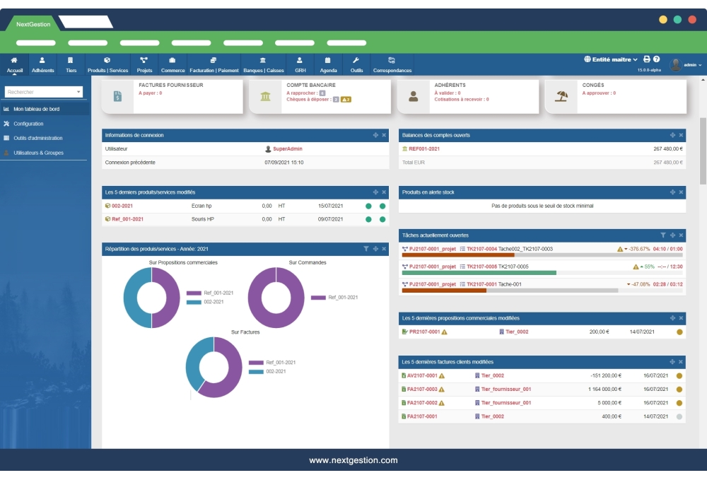 Light Theme de Dolibarr