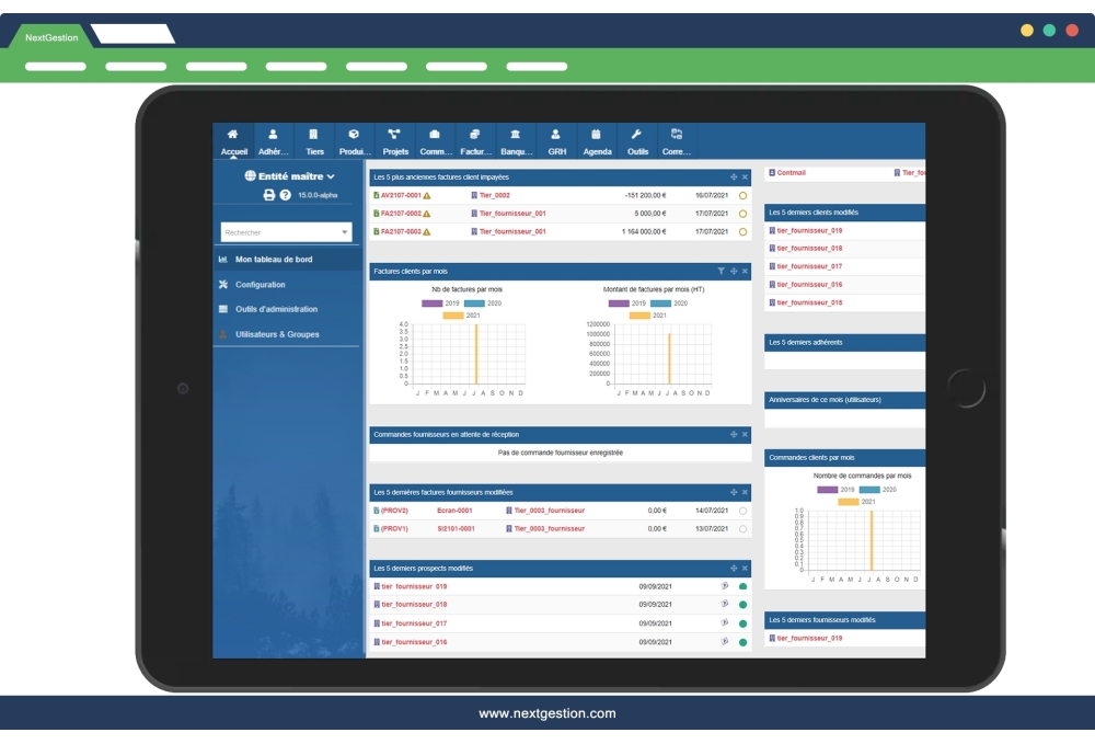Light Theme de Dolibarr