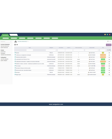 Organize and manage events on Dolibarr