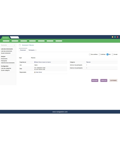 Organize and manage events on Dolibarr