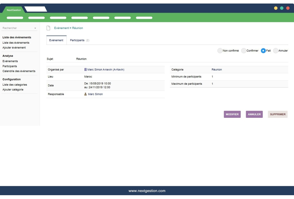 Organisez et gérez des événements sur Dolibarr