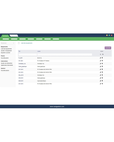Equipment maintenance: Breakdowns, Interventions and Solutions