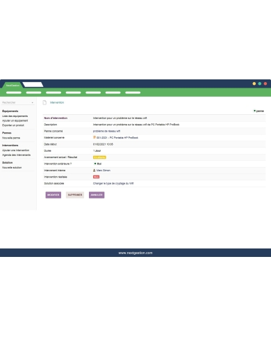 Maintenance des équipements: Pannes, Interventions et Solutions