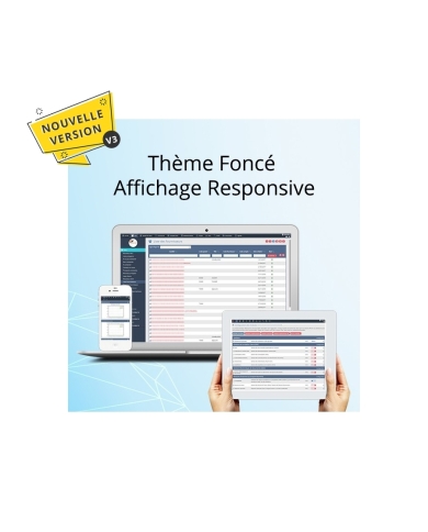 NEXT Theme, Dark Responsive Display