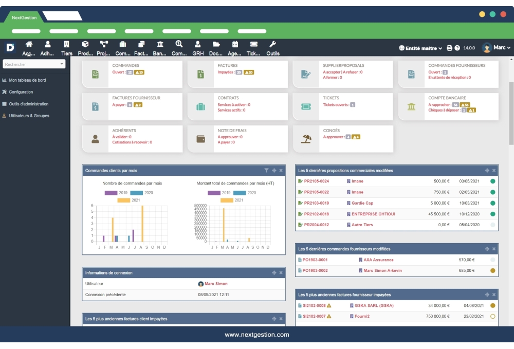 NEXT Theme, Dark Responsive Display