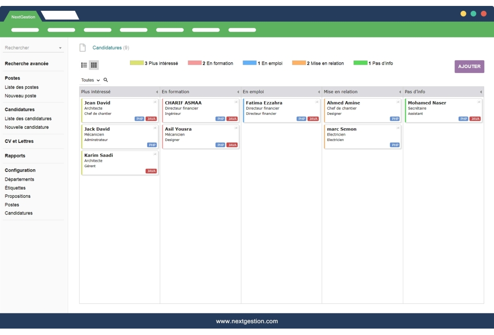 TALENT: MANAGEMENT OF RECRUITMENT FIRMS