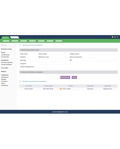 TALENT: GESTION DE CABINET DE RECRUTEMENT