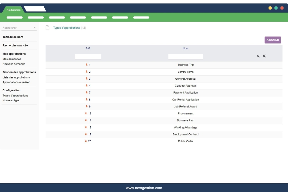 Gestion des approbations en ligne pour Dolibarr