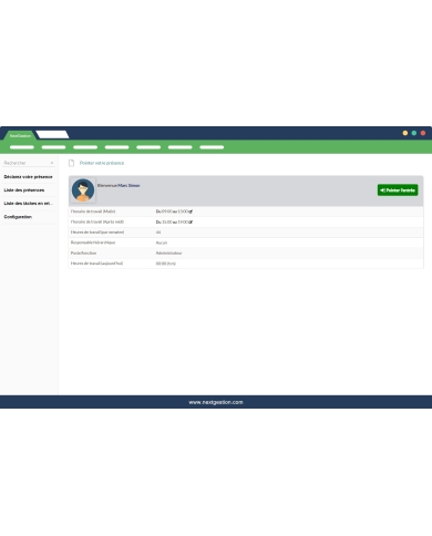 Présences des Employés