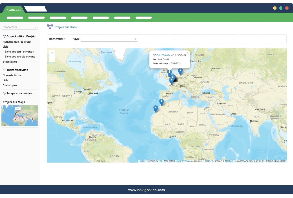 Projet Maps et Géolocalisation