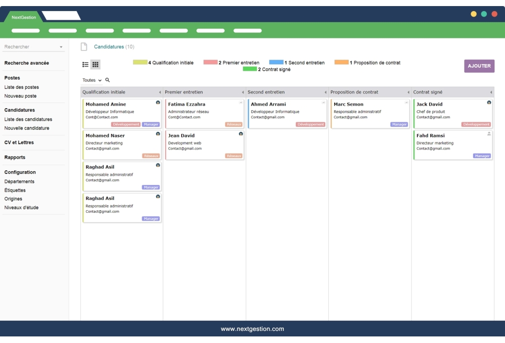 Recruitment Management Dolibarr