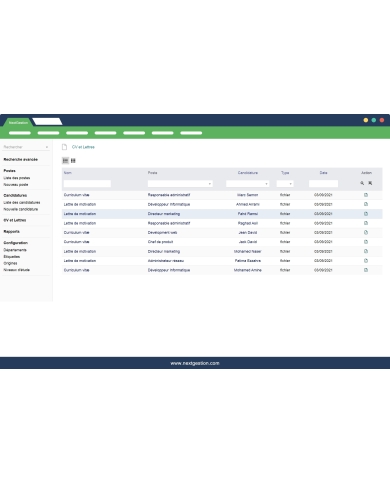 Gestion de Recrutement Dolibarr