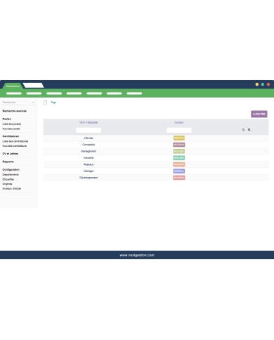 Gestion de Recrutement Dolibarr