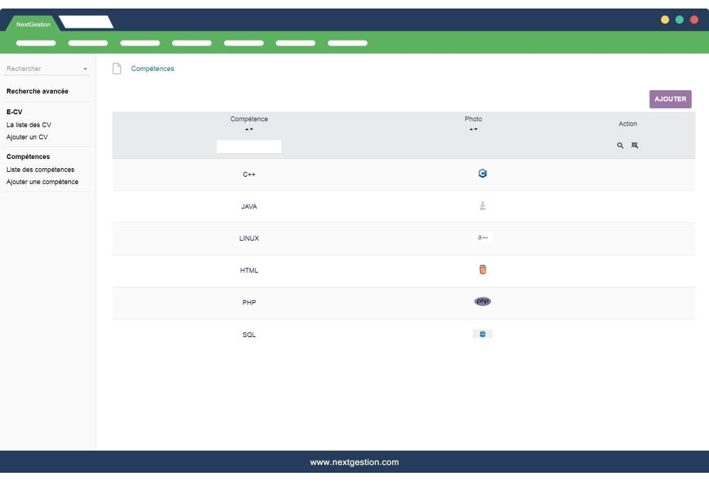 Gestion des CV professionnel Dolibarr