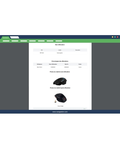 Management of breakdowns and maintenances