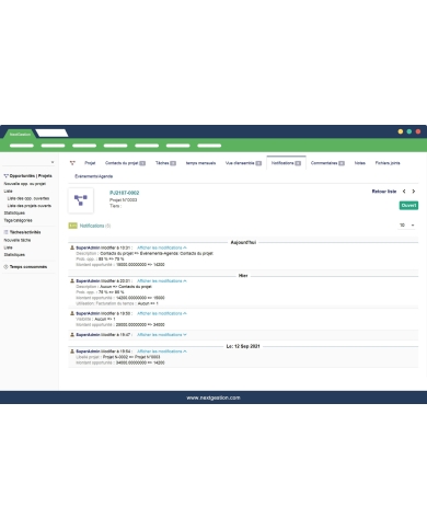 Notifications and Comments module