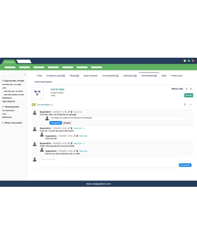 Module Notifications et Commentaires