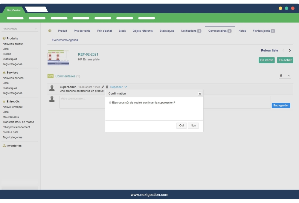 Module Notifications et Commentaires
