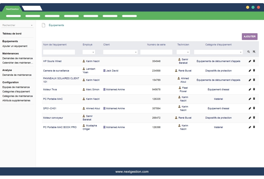 Maintenance préventive et corrective pour Dolibarr