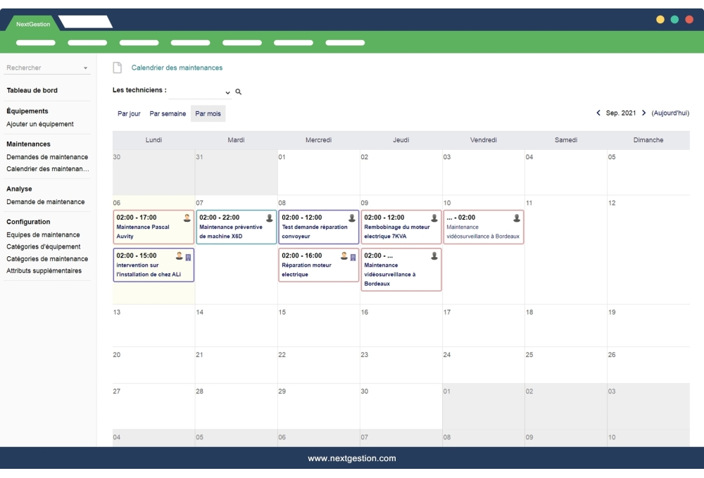 Maintenance préventive et corrective pour Dolibarr