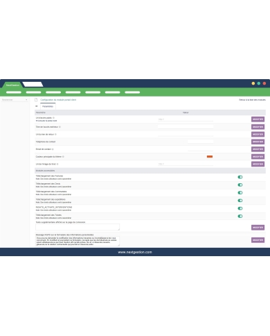 Espace Client Dolibarr