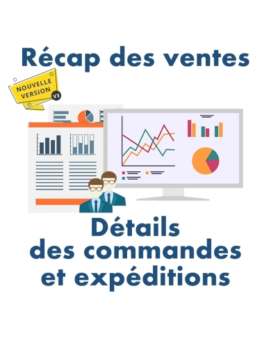 Récap des ventes / Détails des commandes et expéditions