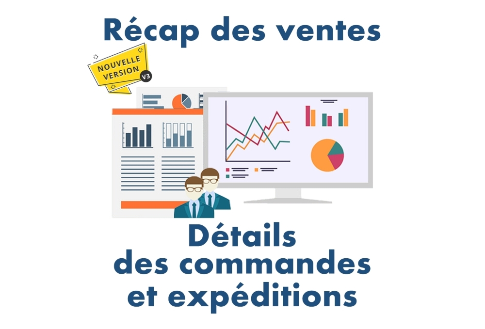 Récap des ventes / Détails des commandes et expéditions