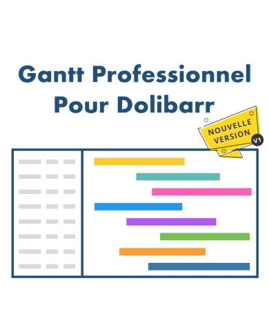 Gantt Professionnel Pour Dolibarr