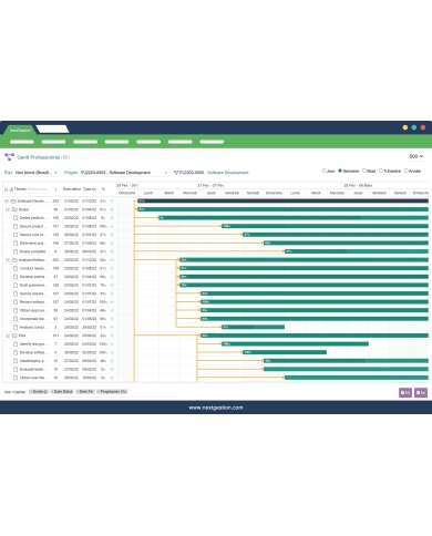 Gantt Professionnel Pour Dolibarr