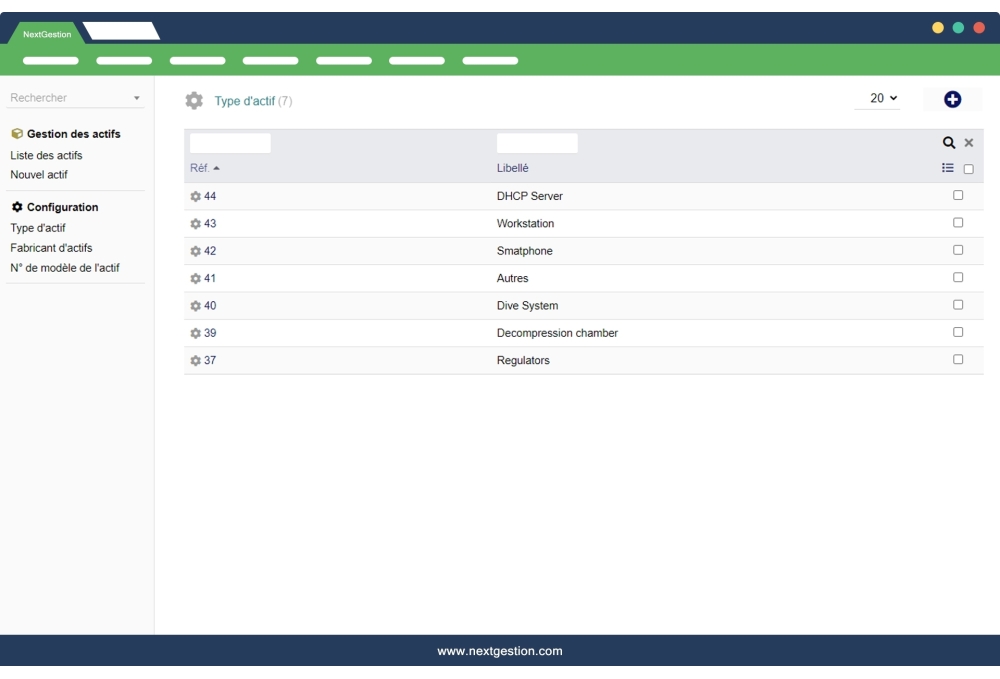 Dolibarr Asset Management