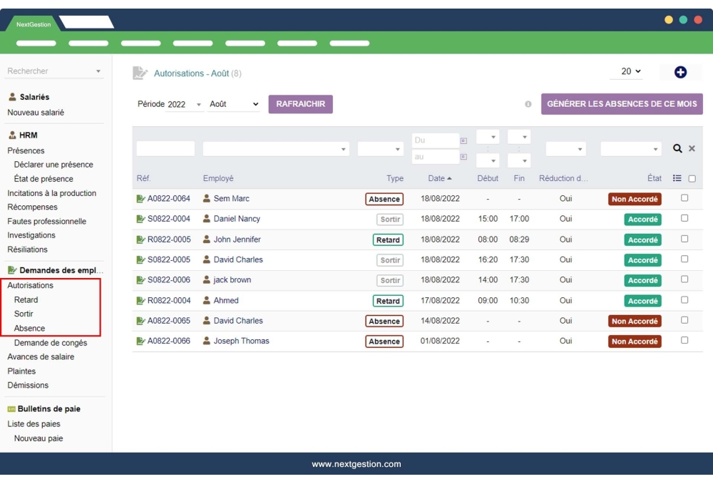 HRM-PRO: Solución Avanzada para el Sistema de Gestión de Recursos Humanos