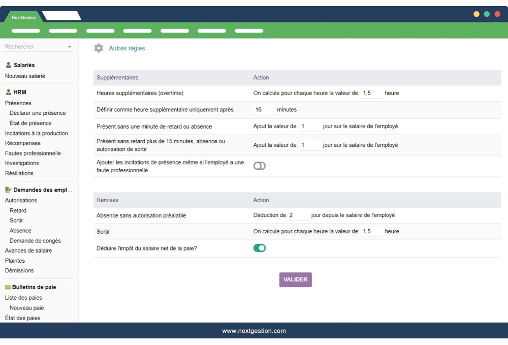 HRM-PRO: Solution avancée pour le système de gestion des ressources humaines