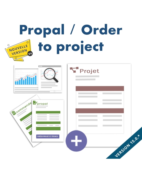 Create Dolibarr project from propal and order