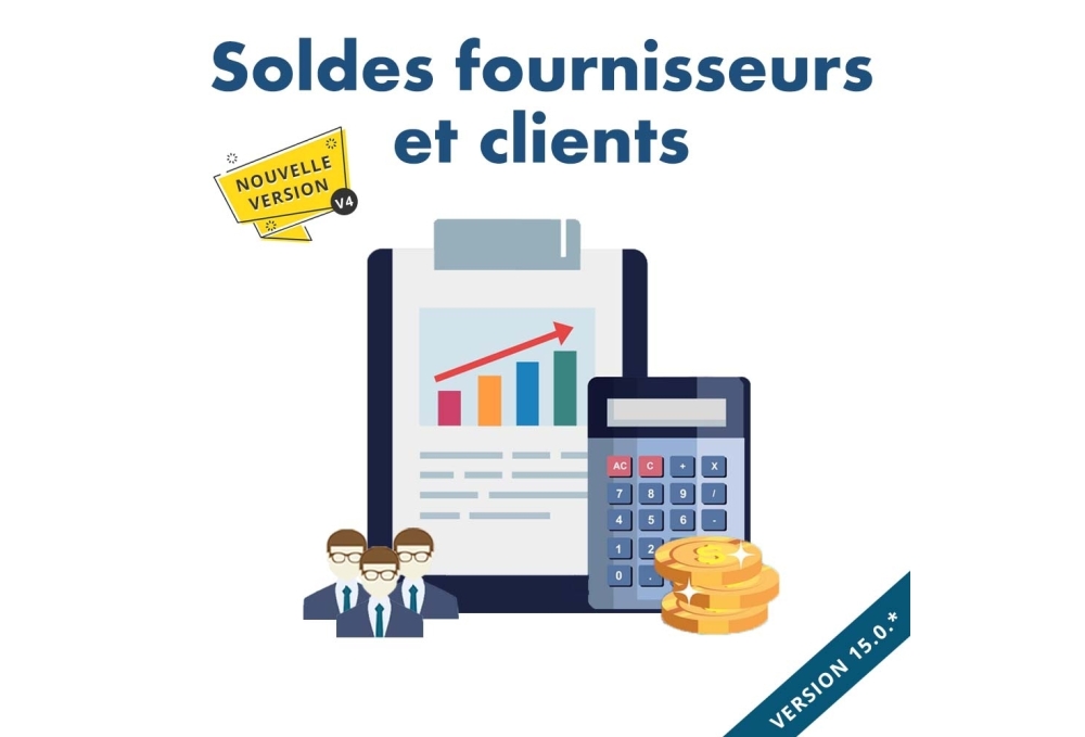 Saldo de proveedores y clientes de Dolibarr