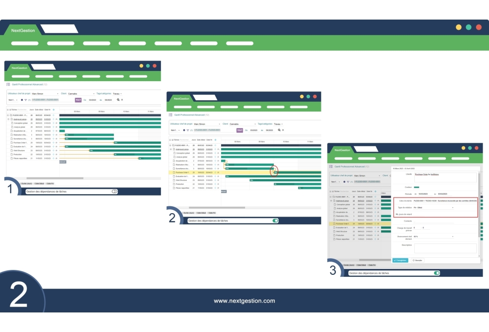 Gantt Professionnel Advanced pour Dolibarr