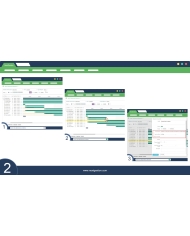 Fortgeschrittener professioneller Gantt Dolibarr