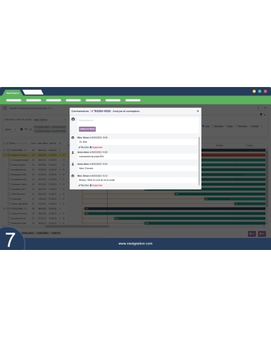 Avanzado Profesional Gantt Dolibarr