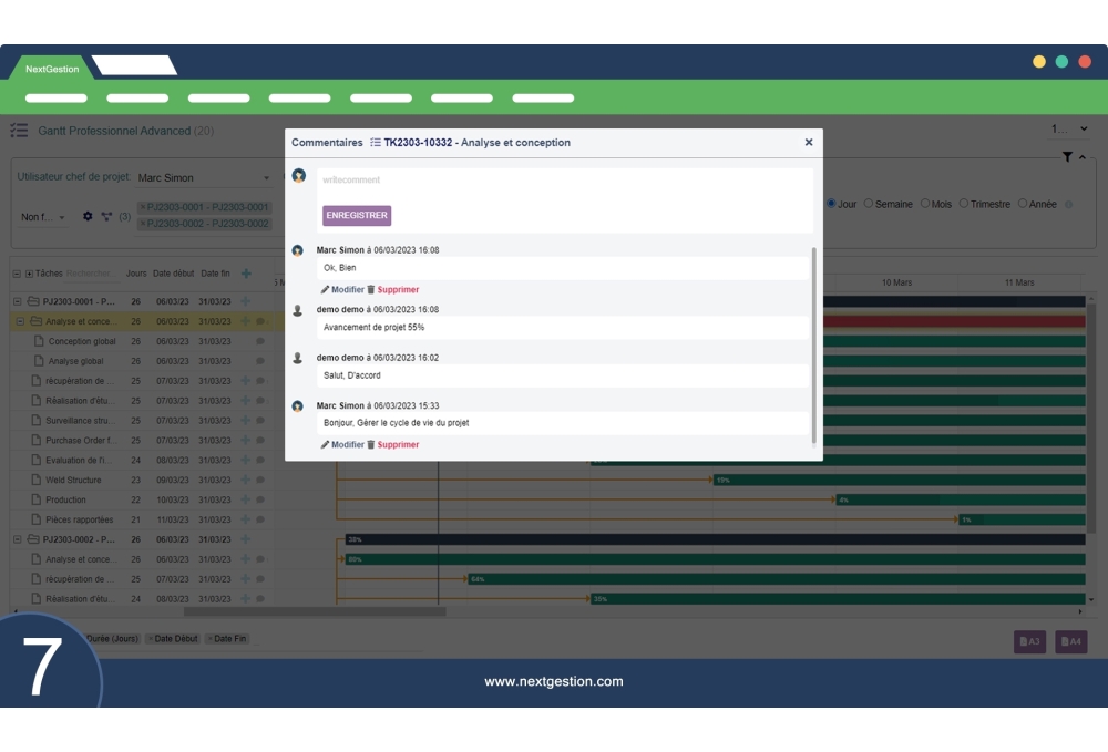 Gantt Professionnel Advanced pour Dolibarr