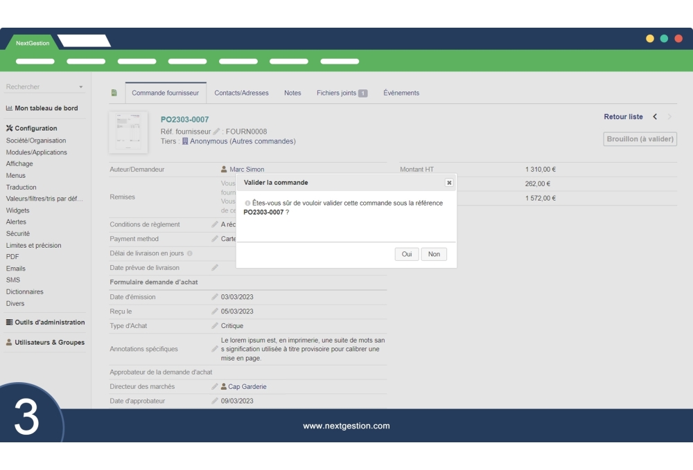 Purchase Request for Dolibarr