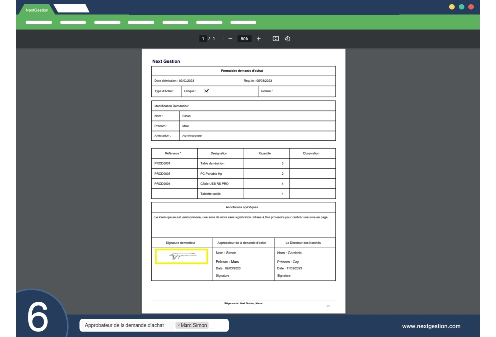 Purchase Request for Dolibarr