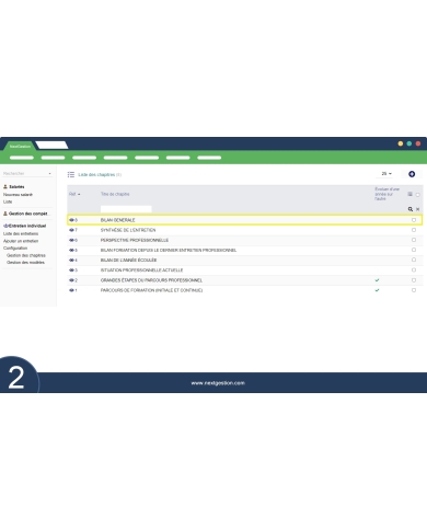 Entretien individuel de vos collaborateurs