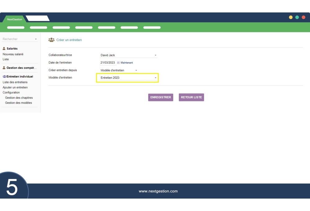 Individual interview of your employees